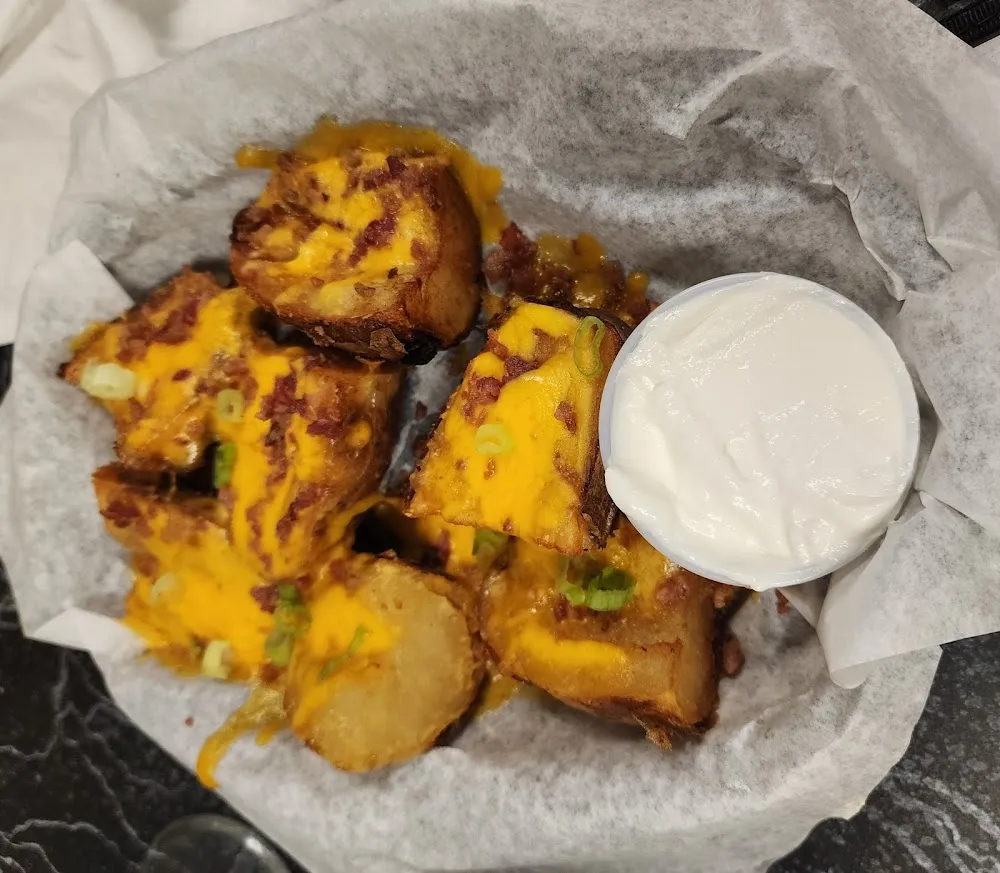 Potato Skins and Sour Cream